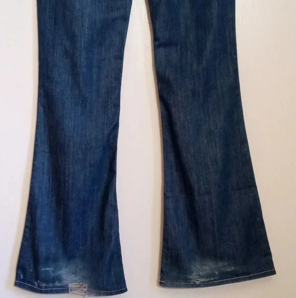 William Rast Daisy Super Flare jeans GUC women size 27 - Picture 6 of 9